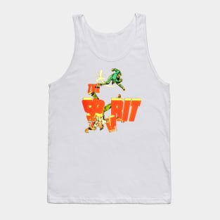 The Spirit Lucha contra el Crimen Puñetazo Acción Comic Tank Top